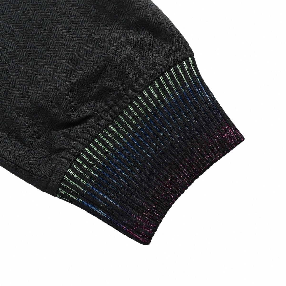 Louis Vuitton Gradient Cuff Evening Cardigan — Black — detail view