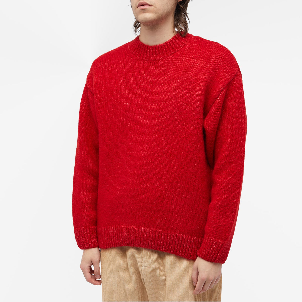 Jacquemus Pavane Logo Crew Knit — Red — gallery image 2