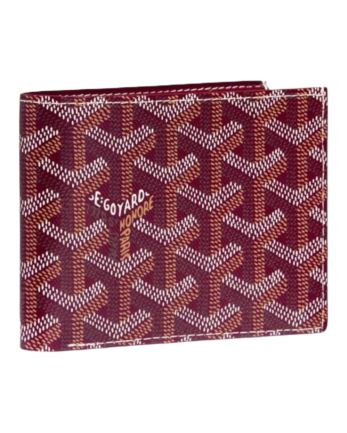 Goyard Bifold Wallet - Burgundy - Front
