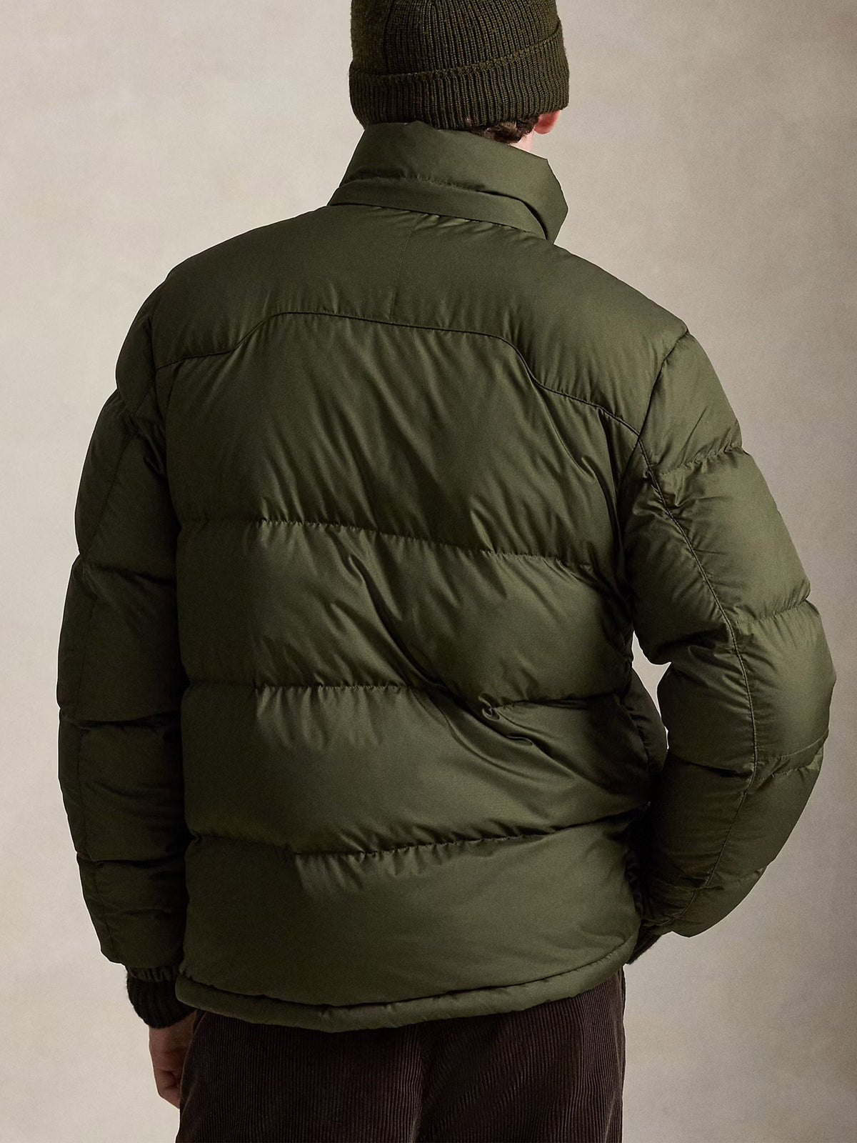 Polo Ralph Lauren Gorham Matte Down Jacket — Company Olive — product view 3