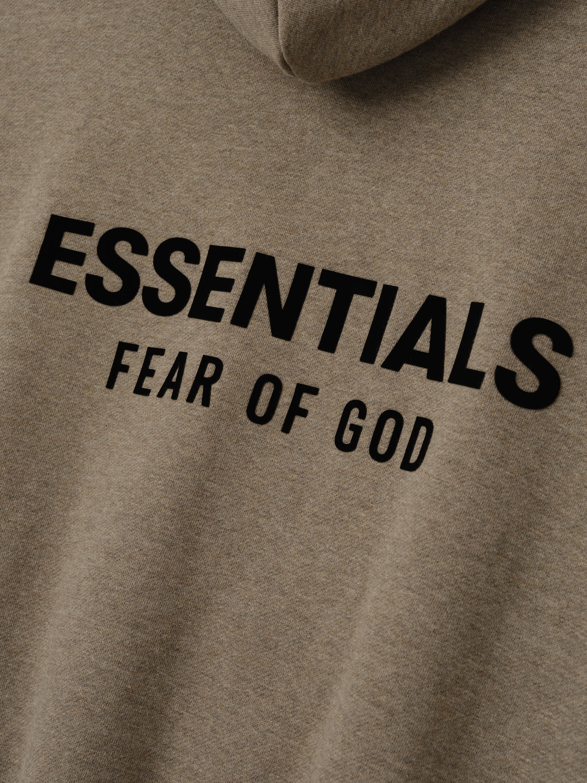 essentials ss26 classic hoodie — homestead heather — product view 6