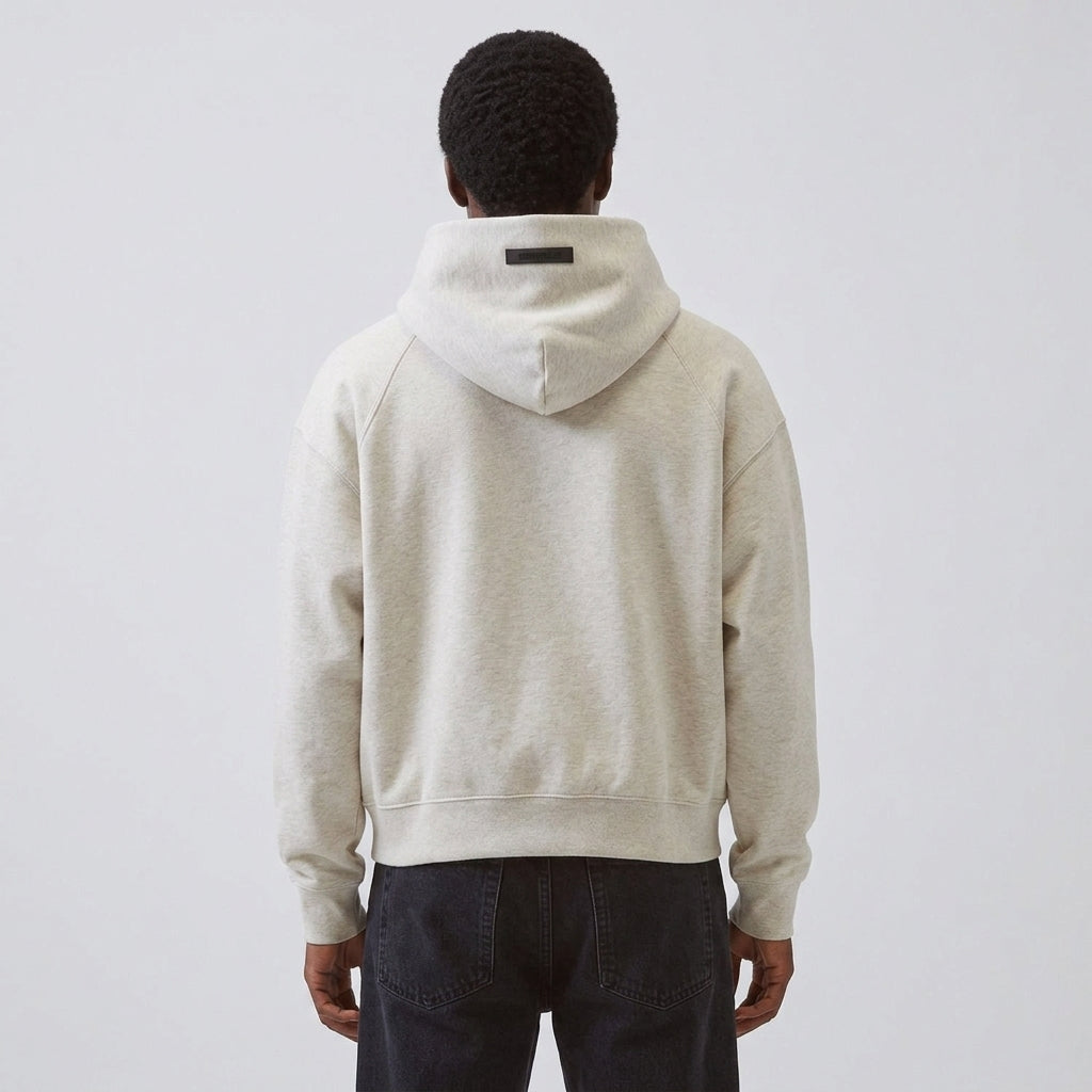 ESSENTIALS 1977 HOODIE — LIGHT OATMEAL — view 5