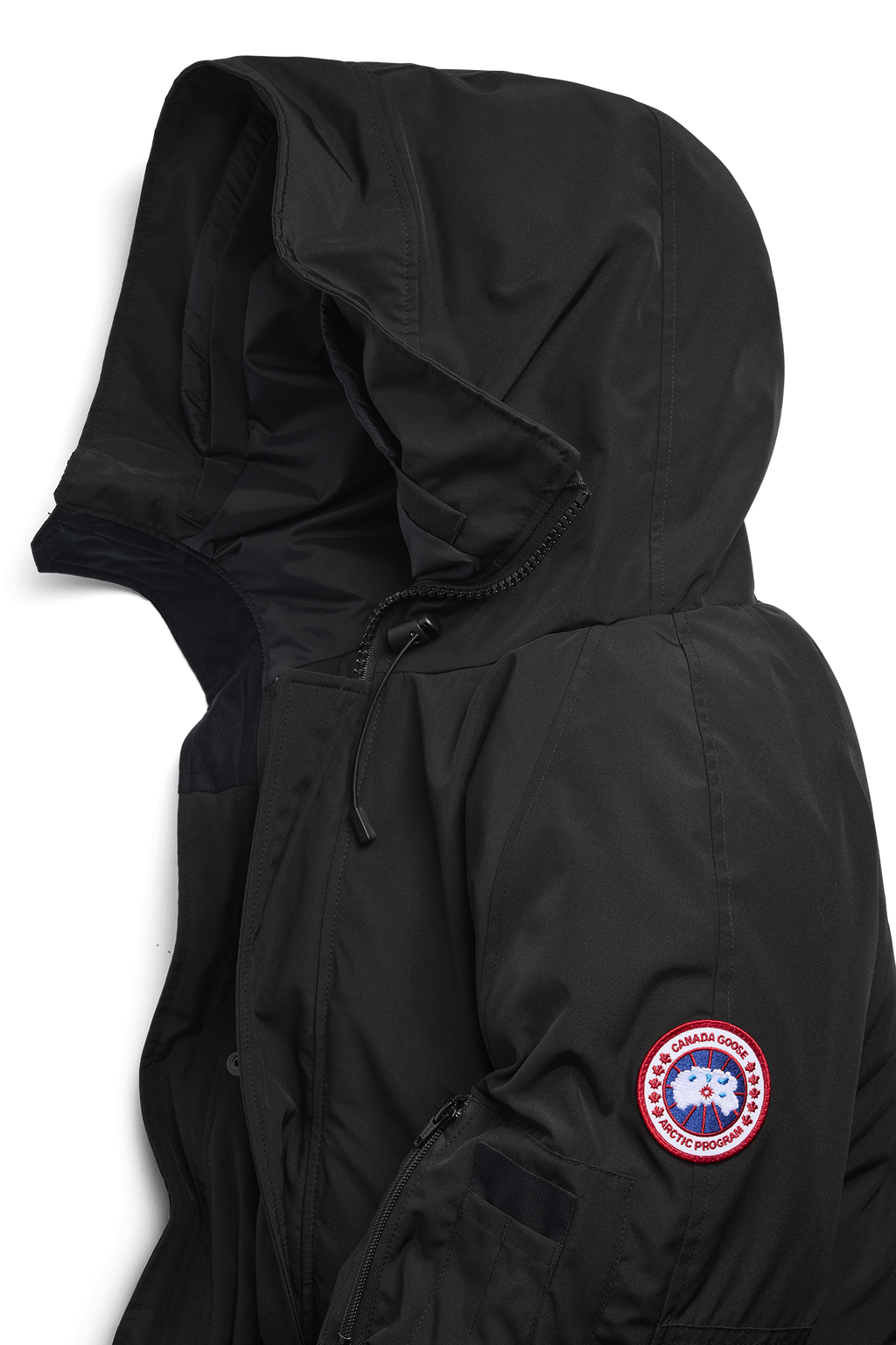 Canada Goose Chilliwack Bomber Jacket — Black — Garment detail