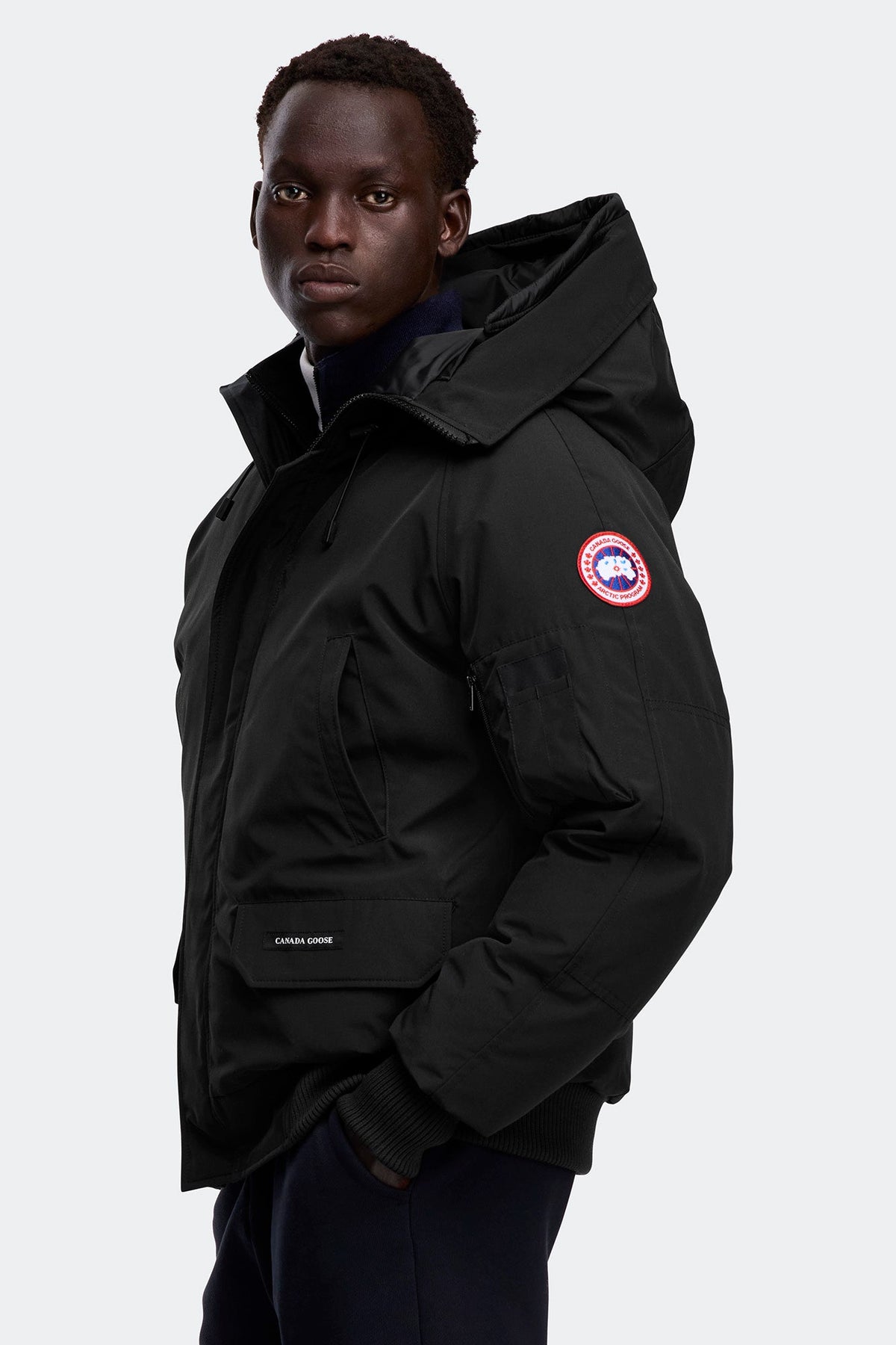 Canada Goose Chilliwack Bomber Jacket — Black — Side