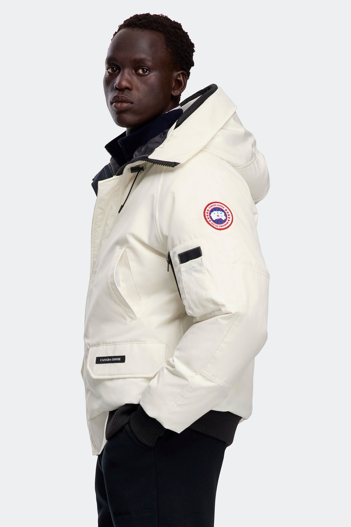 Canada Goose Chilliwack Bomber Jacket — Northstar White — Back