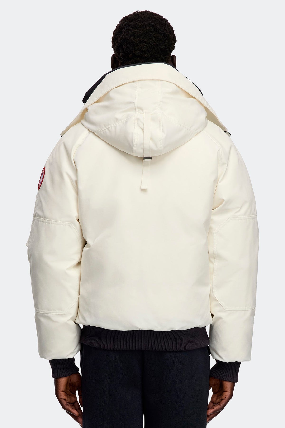 Canada Goose Chilliwack Bomber Jacket — Northstar White — Rear three-quarter