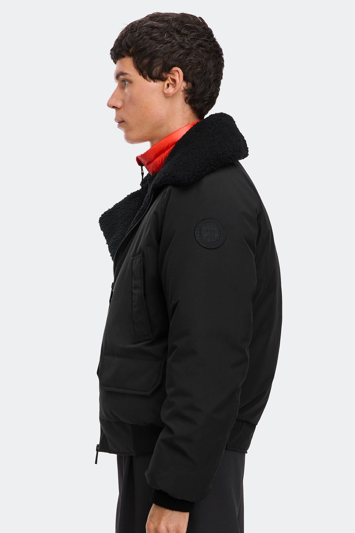 Canada Goose Chilliwack Aviator Bomber Jacket — Black — Side