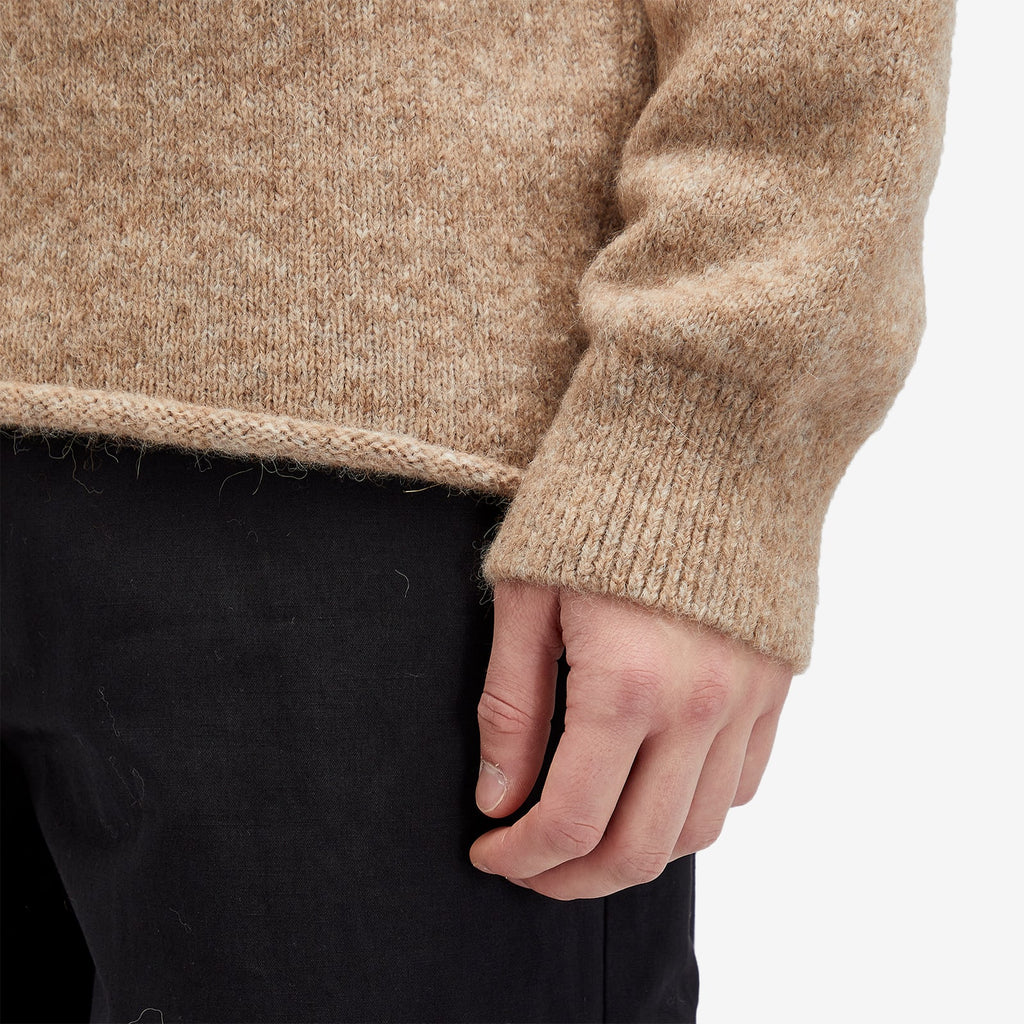 Jacquemus Back Logo Crew Jumper — Beige — gallery image 5