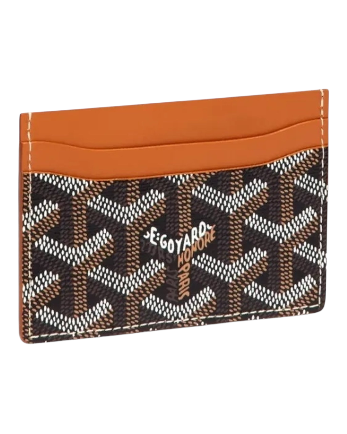 Goyard Card Holder - Tan