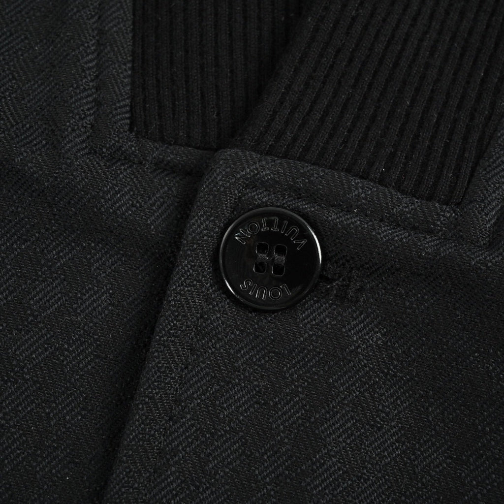 Louis Vuitton Gradient Cuff Evening Cardigan — Black — detail view