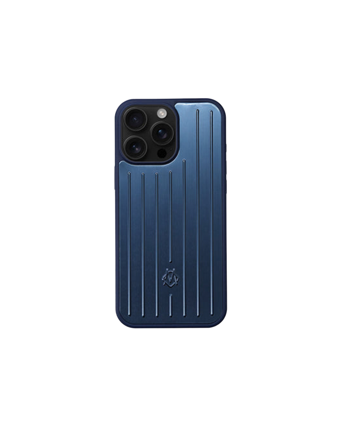 RIMOWA Grooved iPhone Case - Navy Blue