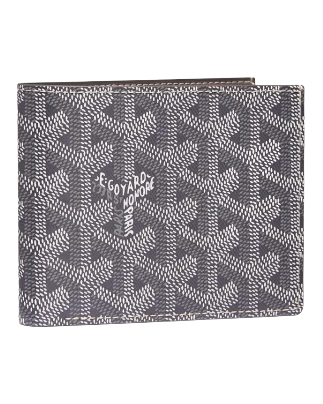 Goyard Bifold Wallet - Grey - Front