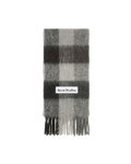 Acne Studios Checked Scarf - Dark Black / Grey / Dark Grey