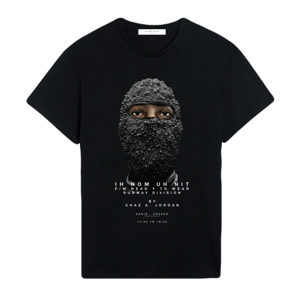 IN NOM UH NIT- BLACK MASK TEE