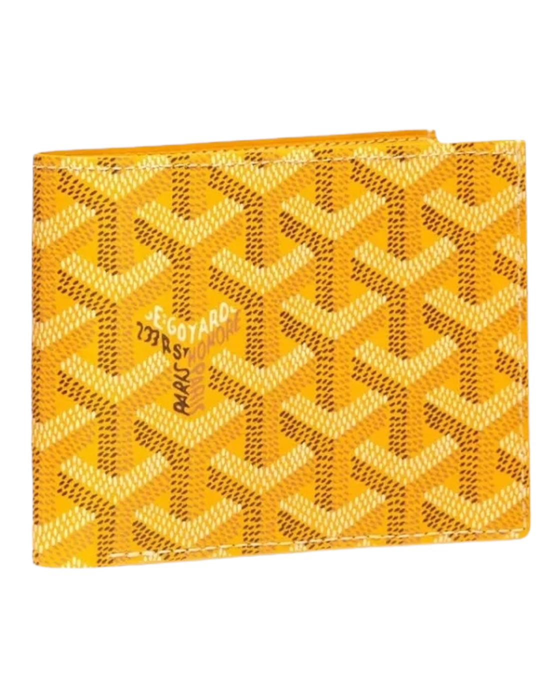 Goyard Bifold Wallet - Yellow - Front