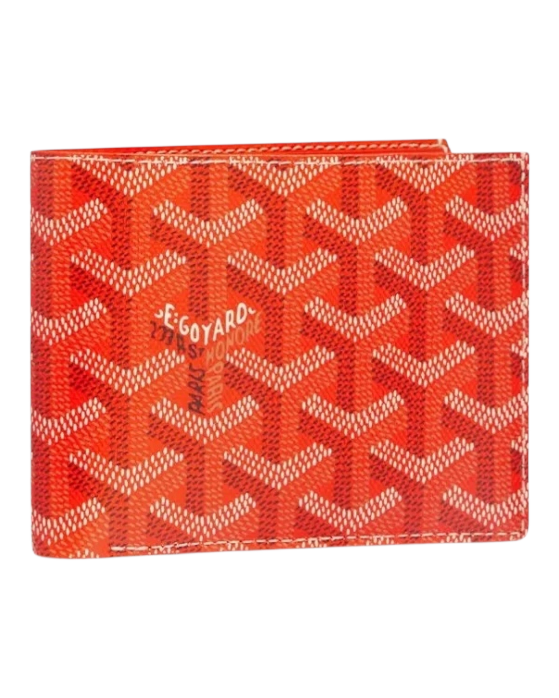 Goyard Bifold Wallet - Orange - Front