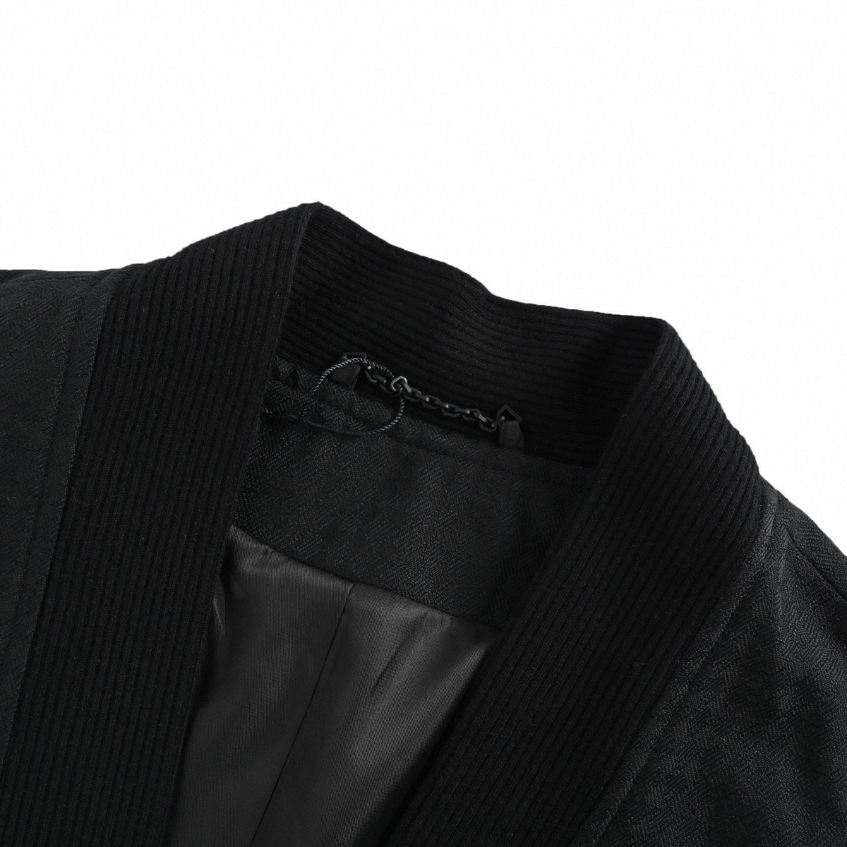 Louis Vuitton Gradient Cuff Evening Cardigan — Black — detail view