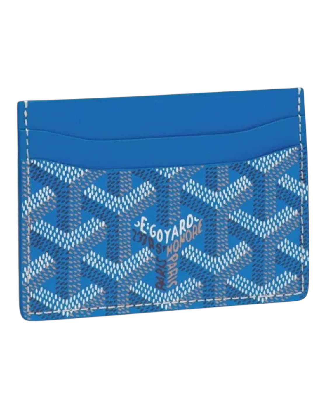Goyard Card Holder - Sky Blue