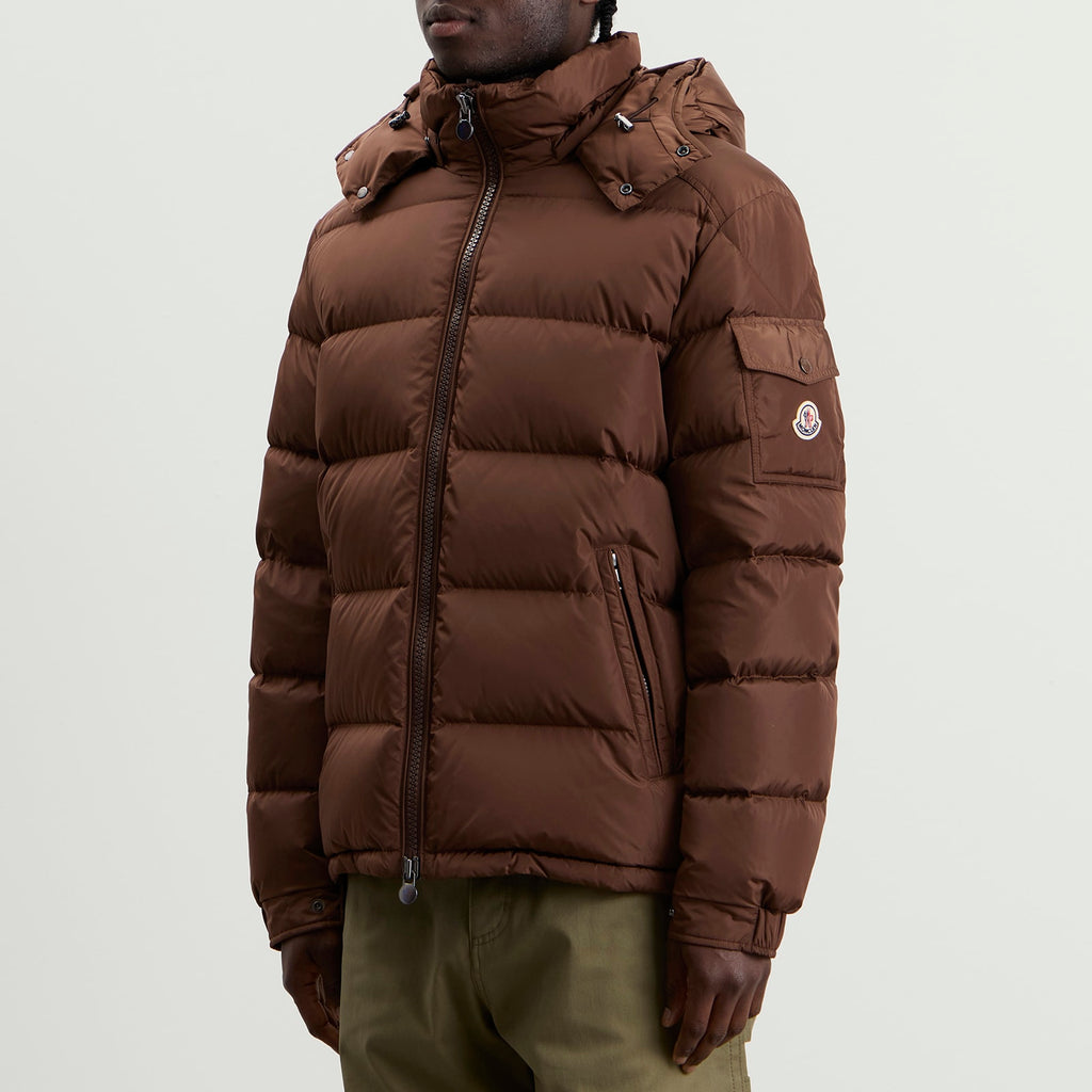 Moncler Maya Matte Jacket — Brown — product view 2