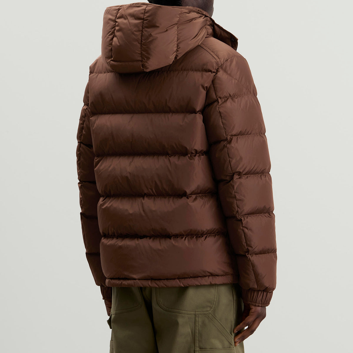 Moncler Maya Matte Jacket — Brown — product view 3