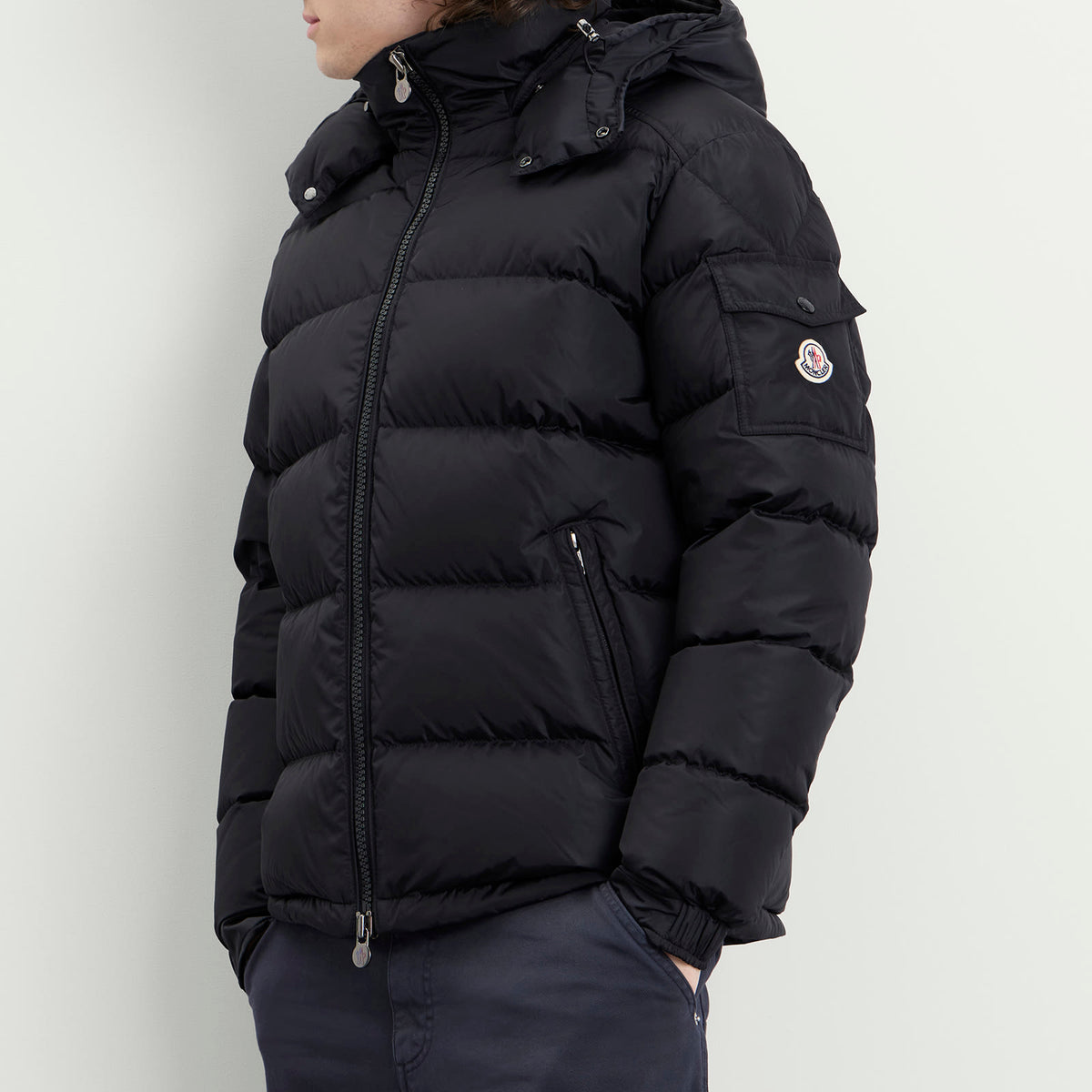 Moncler Maya Matte Jacket — Navy — product view 5