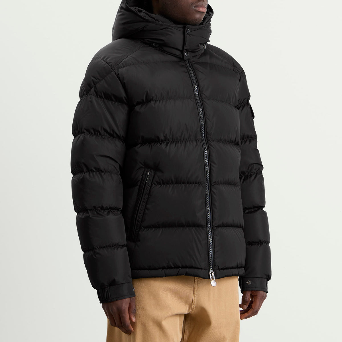 Moncler Maya Matte Jacket — Black — product view 2