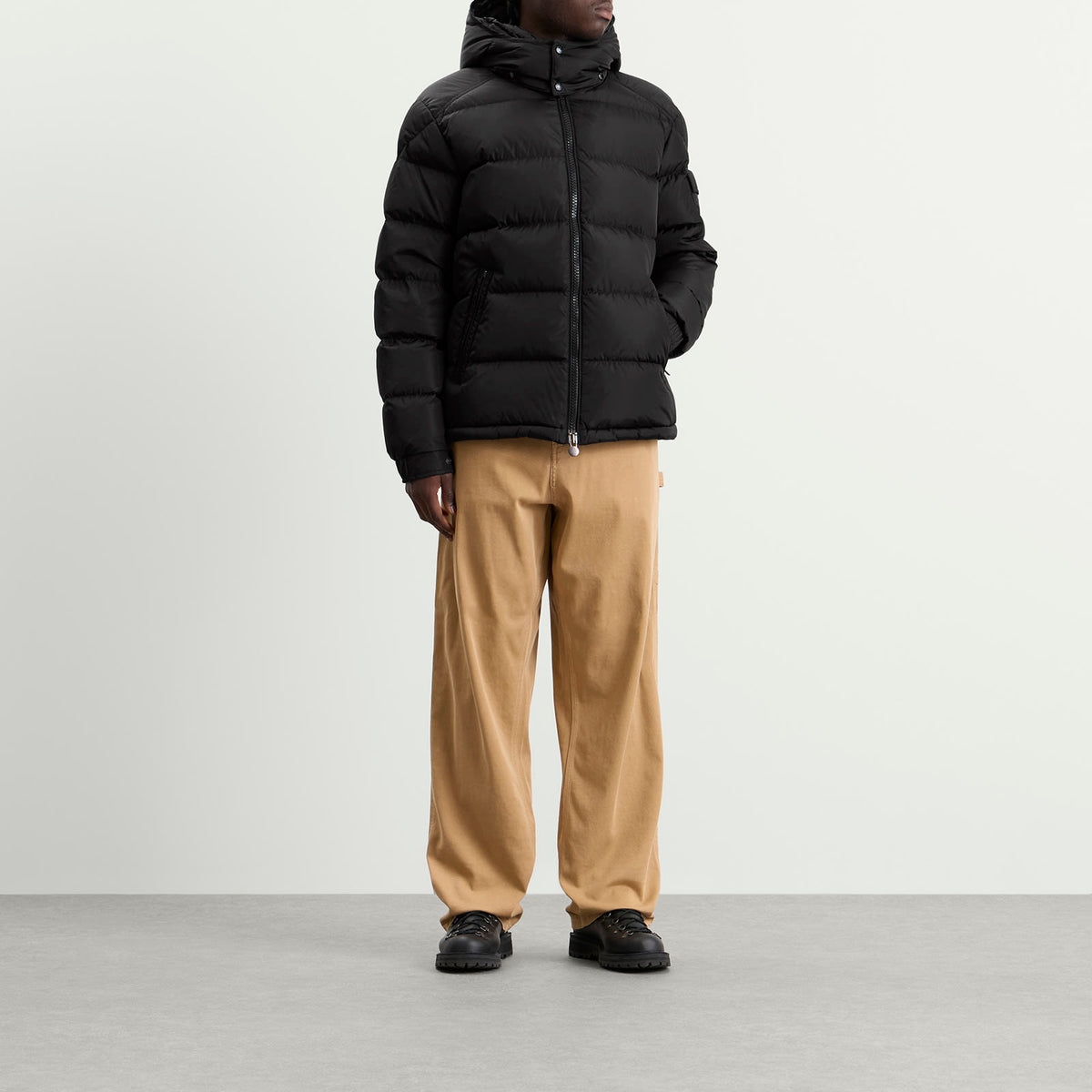 Moncler Maya Matte Jacket — Black — product view 4
