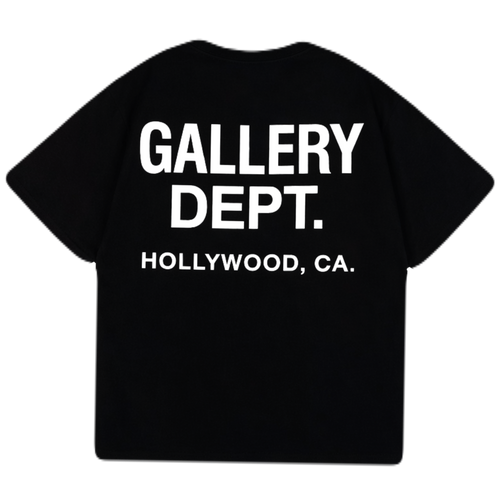 GALLERY DEPT BLACK- WHITE LOGO TEE