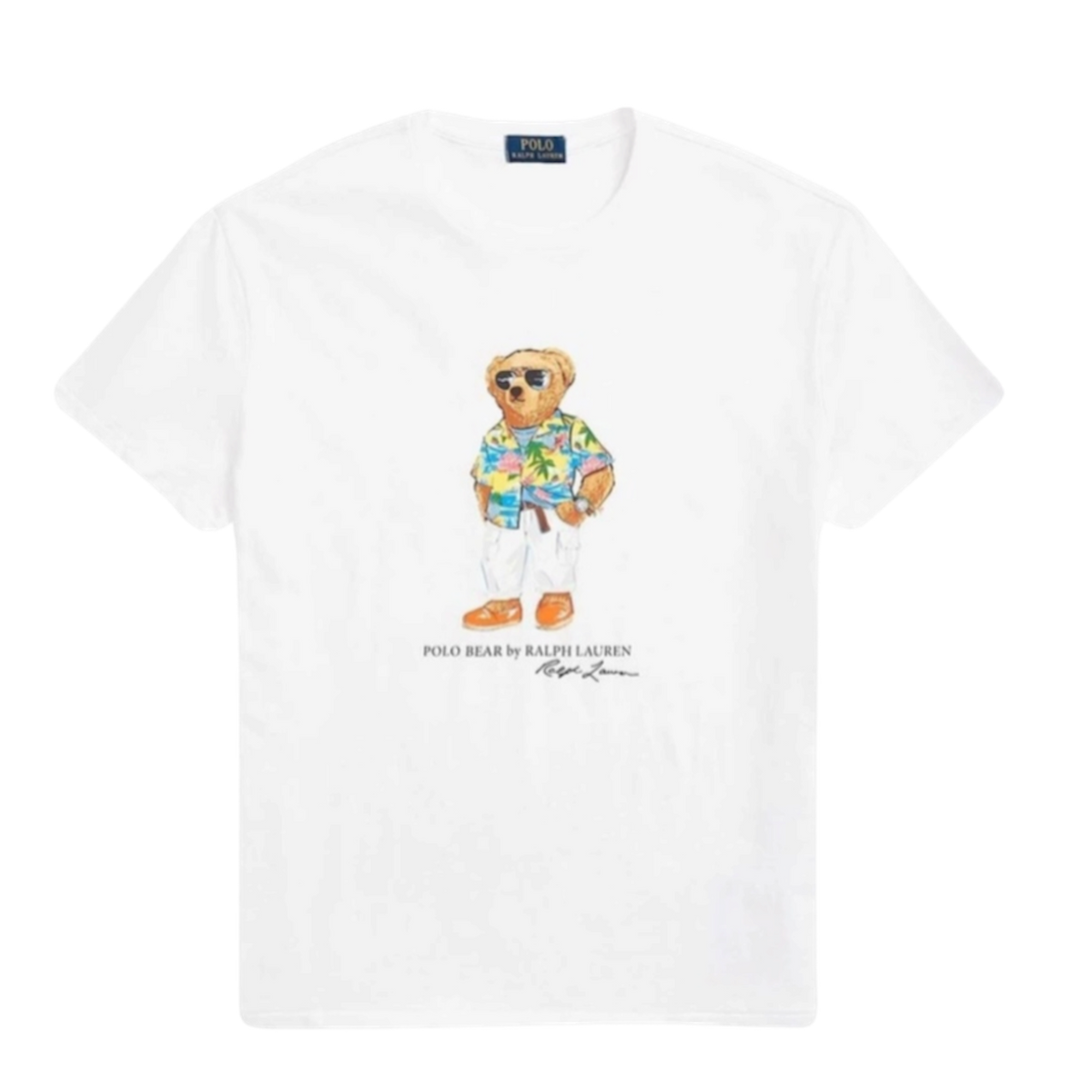 RALPH LAUREN WHITE- BEAR TEE