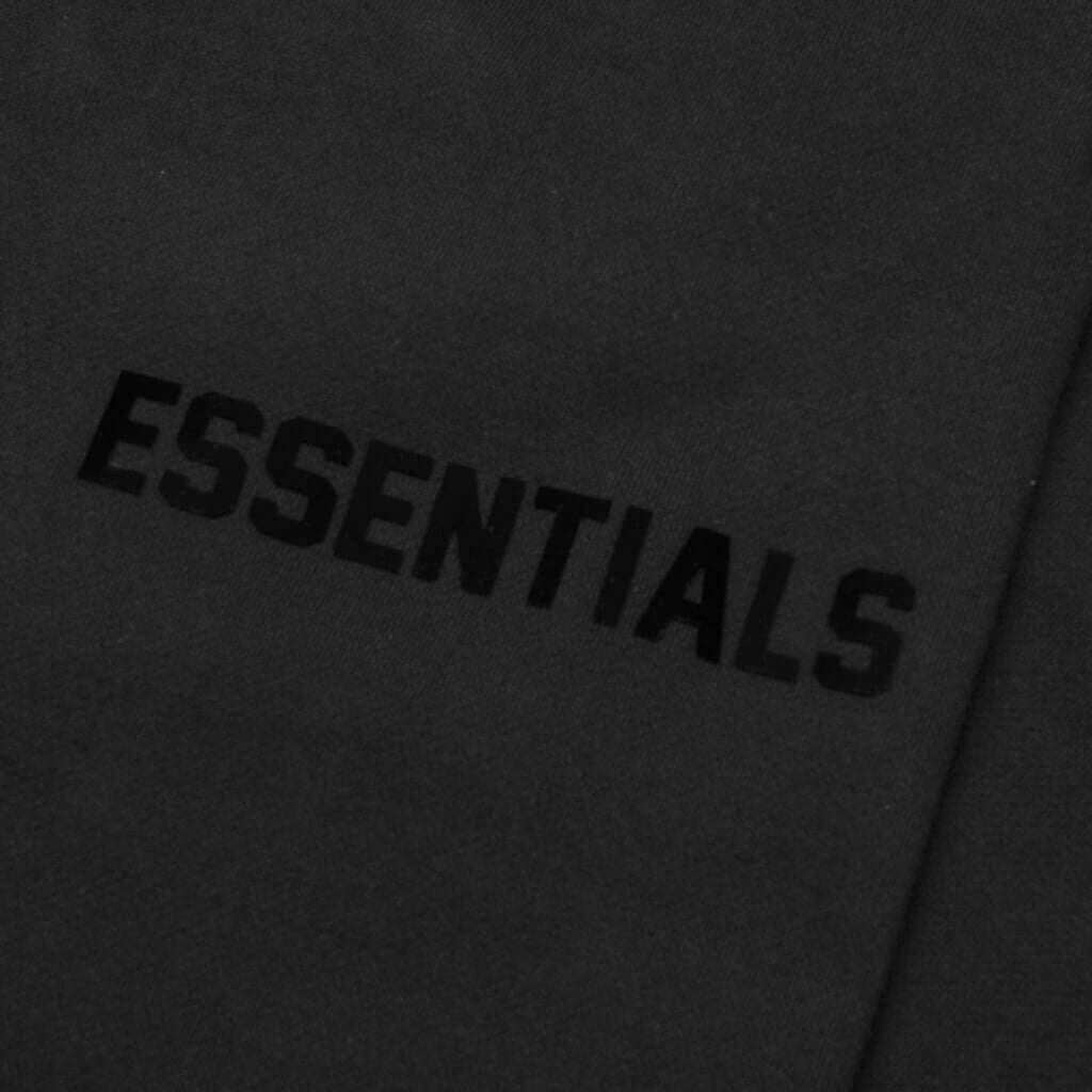 ESSENTIALS SS23 CORE SWEATPANTS — JET BLACK — detail