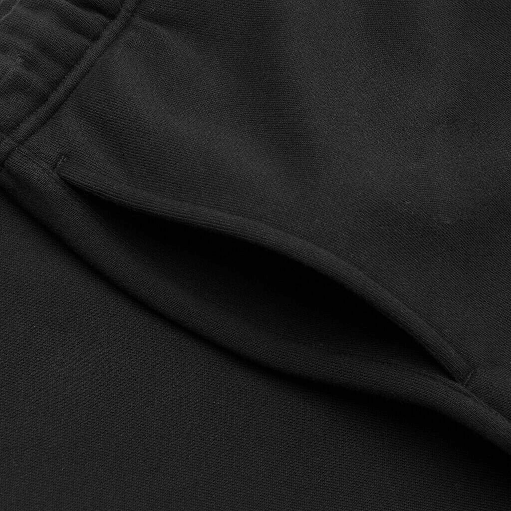 ESSENTIALS SS23 CORE SWEATPANTS — JET BLACK — detail