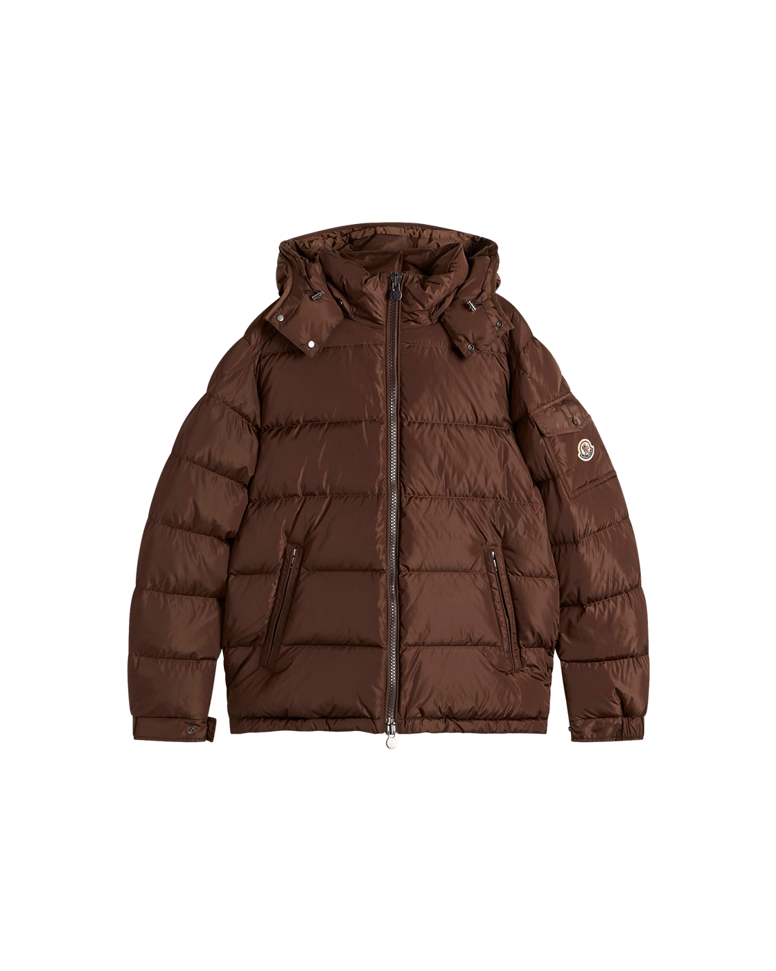 Moncler Maya Matte Jacket — Brown — product view 1