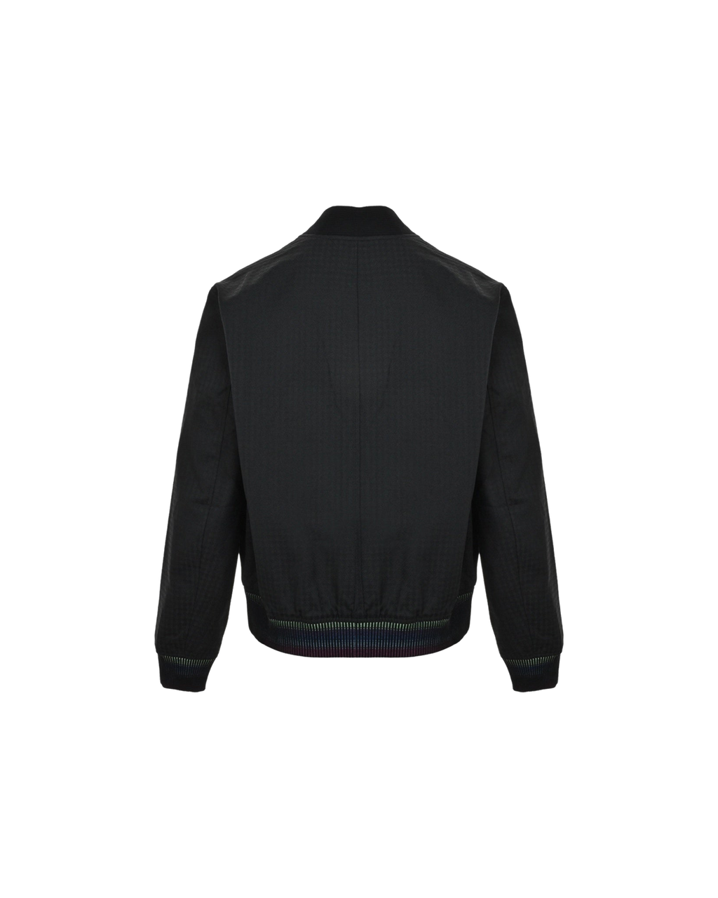 Louis Vuitton Gradient Cuff Evening Cardigan — Black — back view