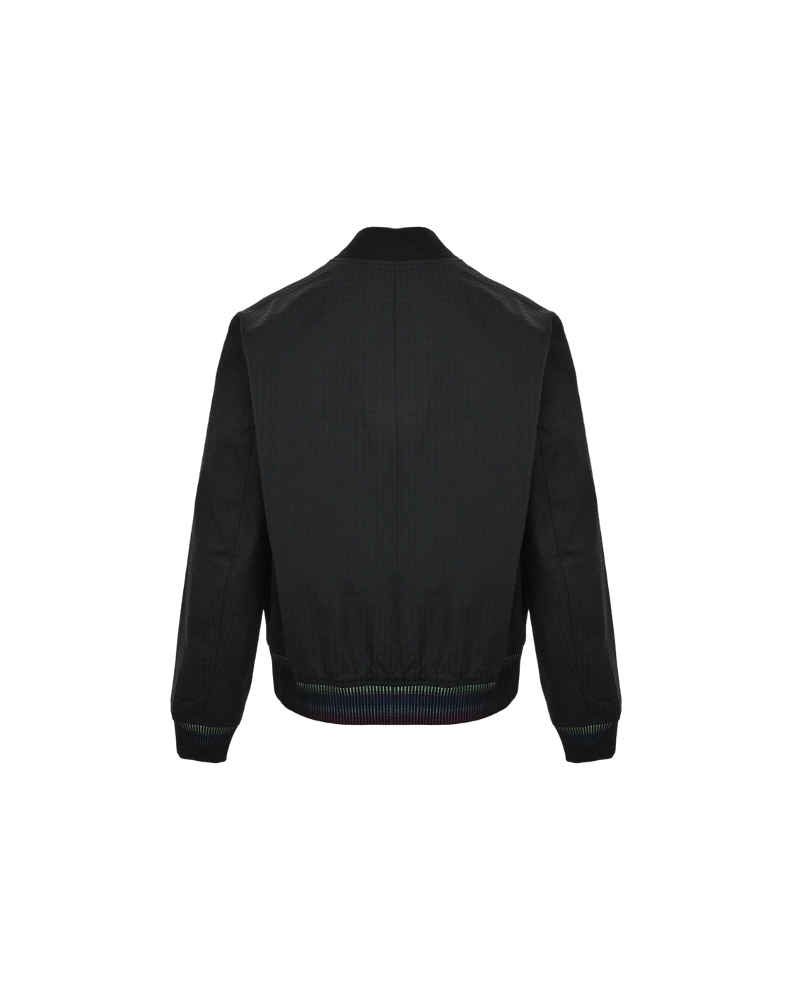 Louis Vuitton Gradient Cuff Evening Cardigan — Black — back view