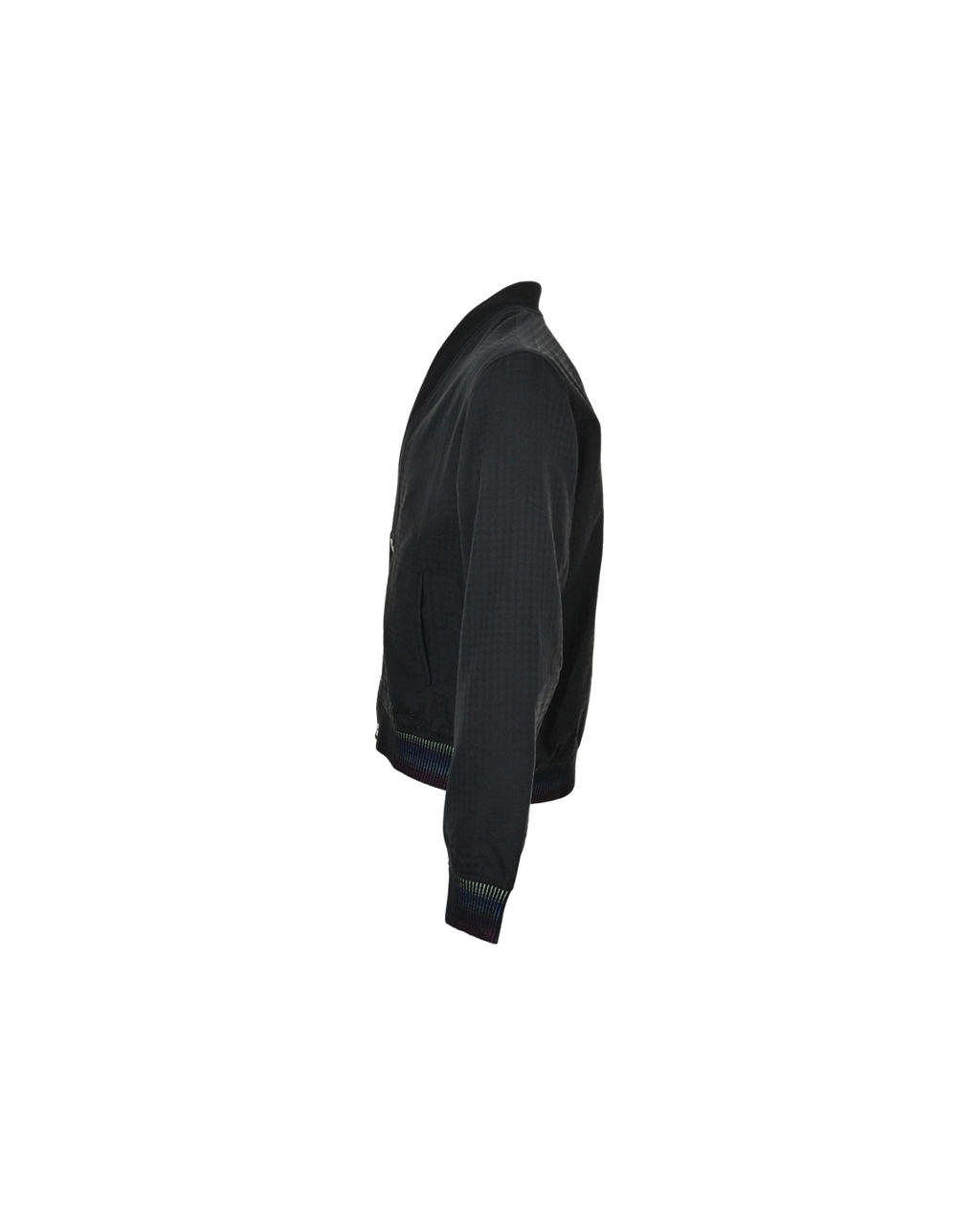 Louis Vuitton Gradient Cuff Evening Cardigan — Black — side view