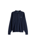 Polo Ralph Lauren American Flag Knit Polo Sweater — Navy Combo — front view