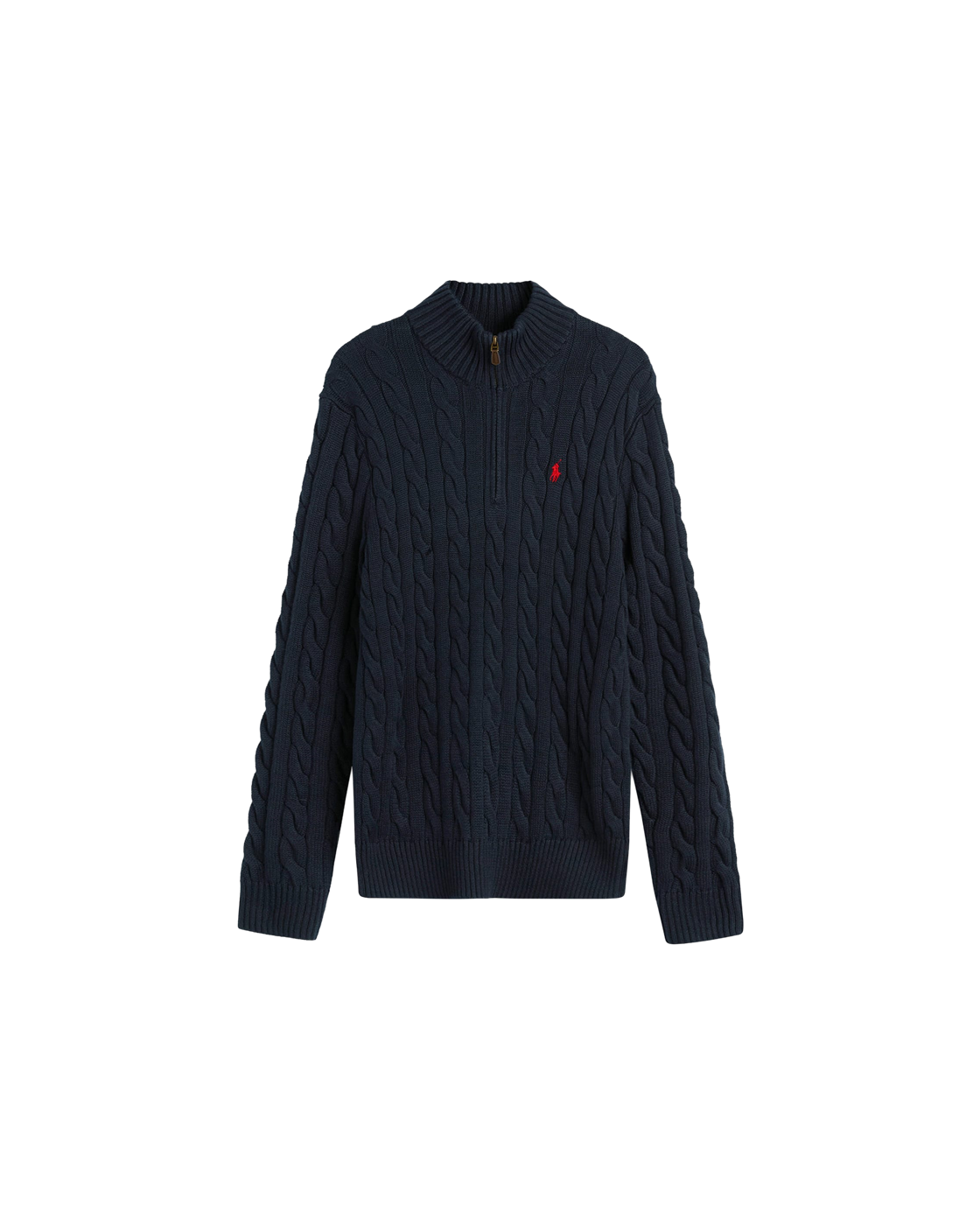 Polo Ralph Lauren Cable Half-Zip Sweater — Hunter Navy – FYNZ