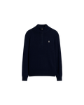 Polo Ralph Lauren Half Zip Sweater — Hunter Navy — front view
