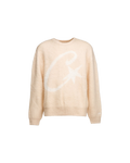 Corteiz C-Star Knit Sweater — Cream — front view