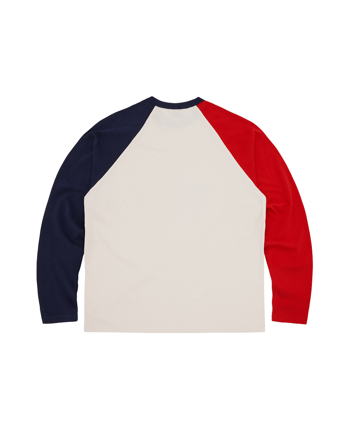 CORTEIZ RTW Star Raglan Long Sleeve — Navy/Red — back view