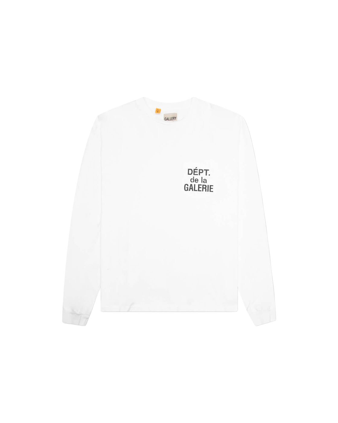 GALLERY DEPT. De La Galerie Pocket Long Sleeve — White — front view