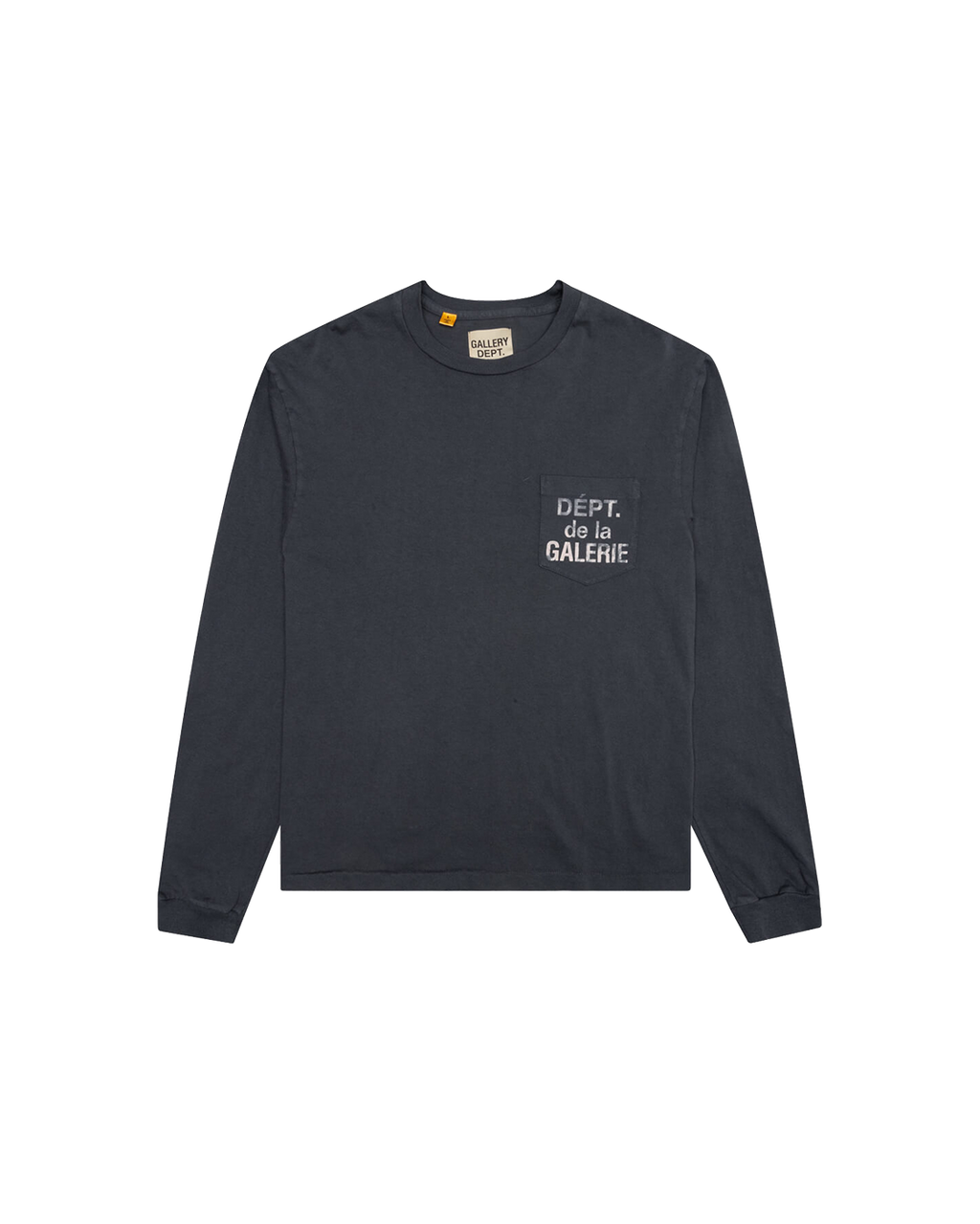 GALLERY DEPT. De La Galerie Pocket Long Sleeve — Black — front view
