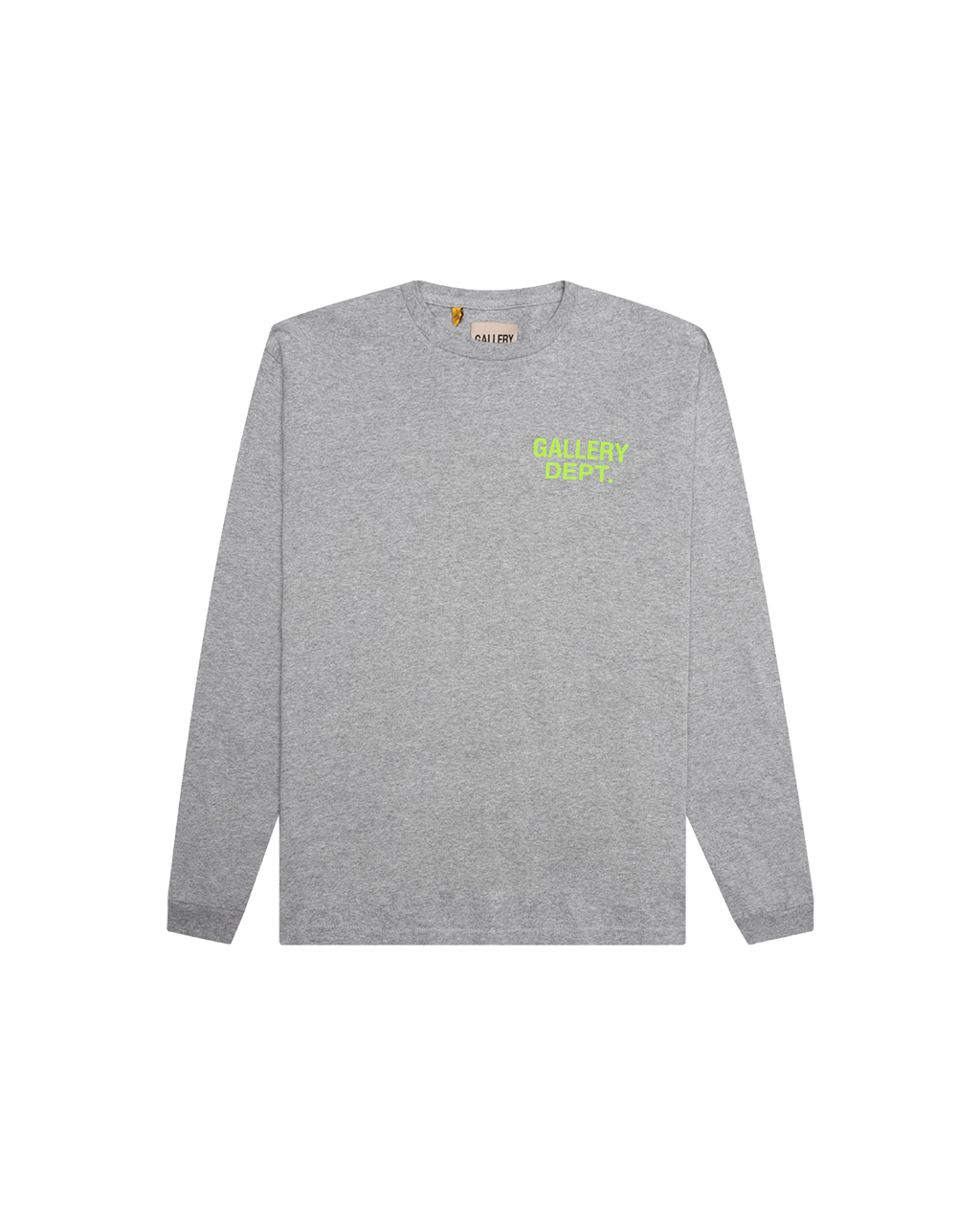 GALLERY DEPT. Souvenir Long Sleeve — Heather Grey — front view