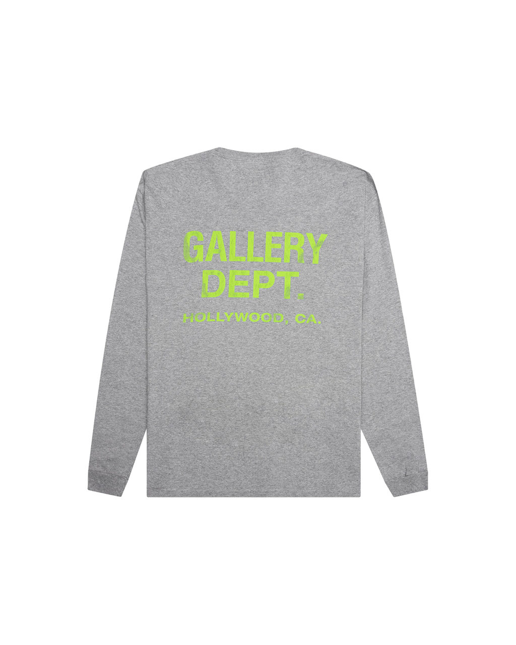 GALLERY DEPT. Souvenir Long Sleeve — Heather Grey — back view