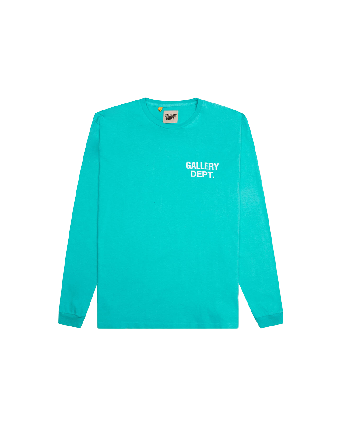 GALLERY DEPT. Souvenir Long Sleeve — Teal — front view