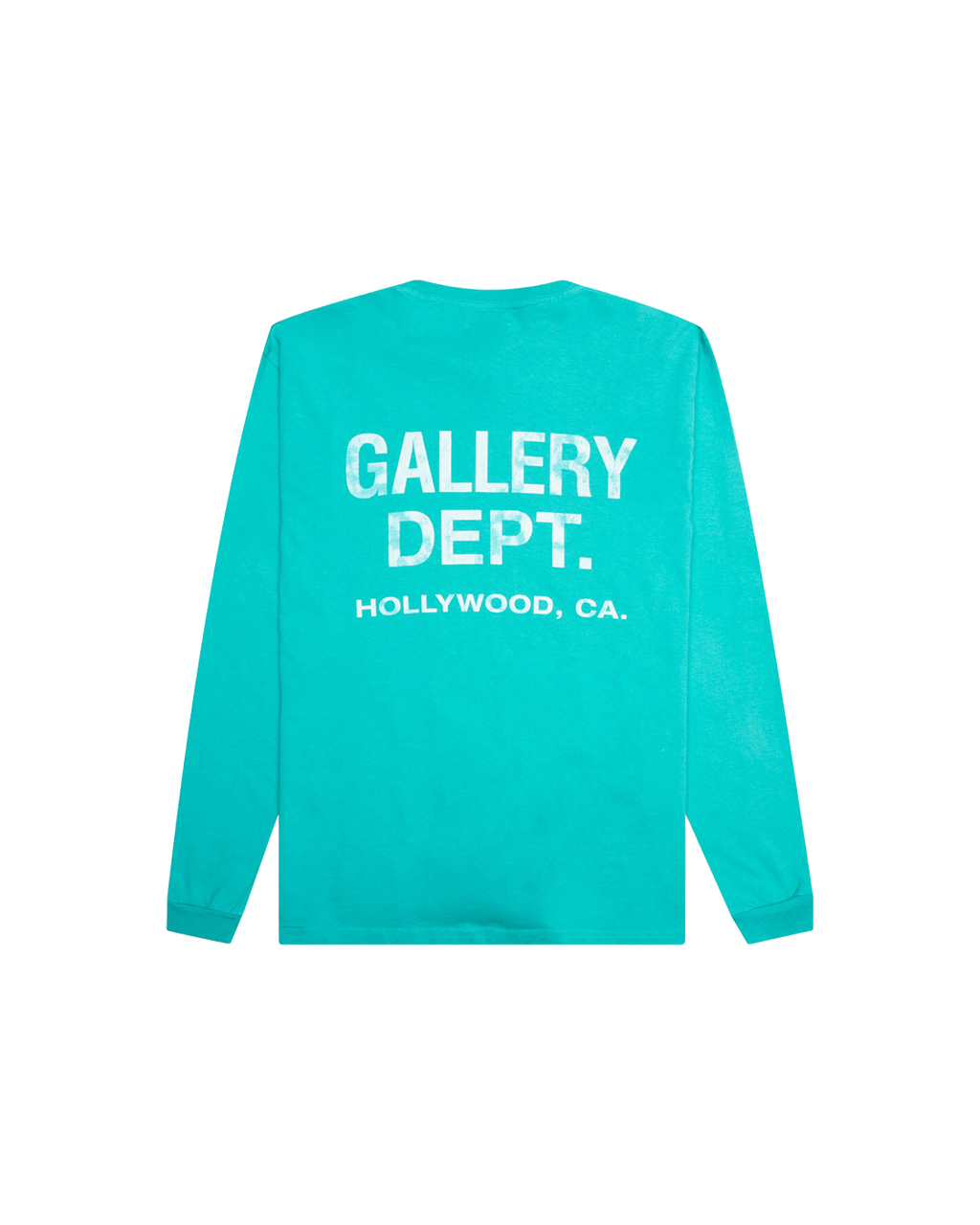 GALLERY DEPT. Souvenir Long Sleeve — Teal — back view