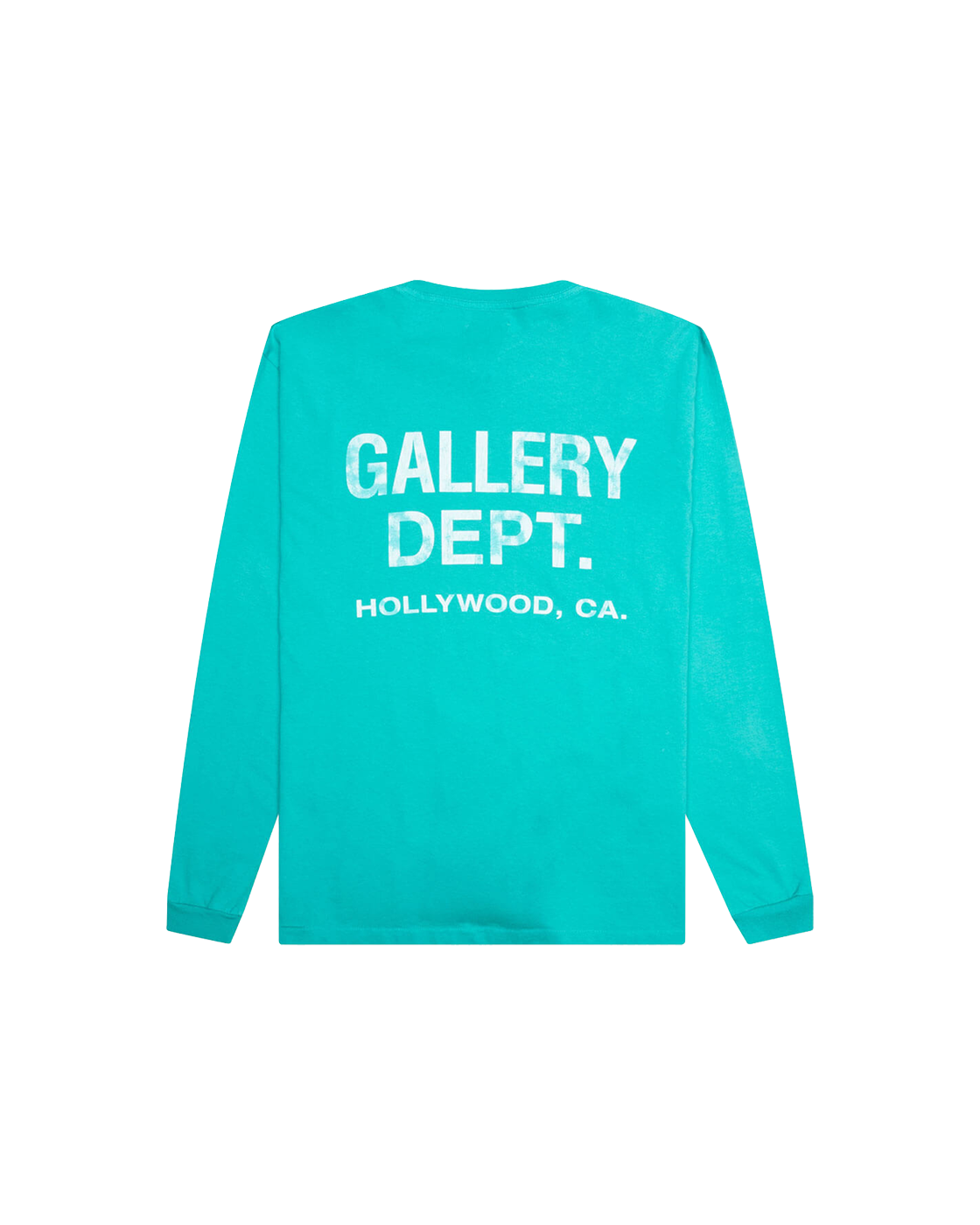GALLERY DEPT. Souvenir Long Sleeve — Teal — back view
