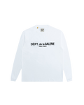 GALLERY DEPT. French Logo Lux Long Sleeve — Clean White — front view