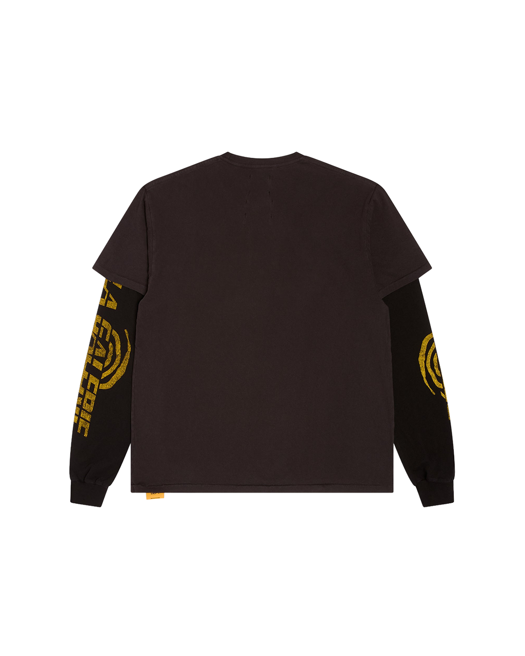 GALLERY DEPT. Noise 2fer Long Sleeve — Black/Black — back view
