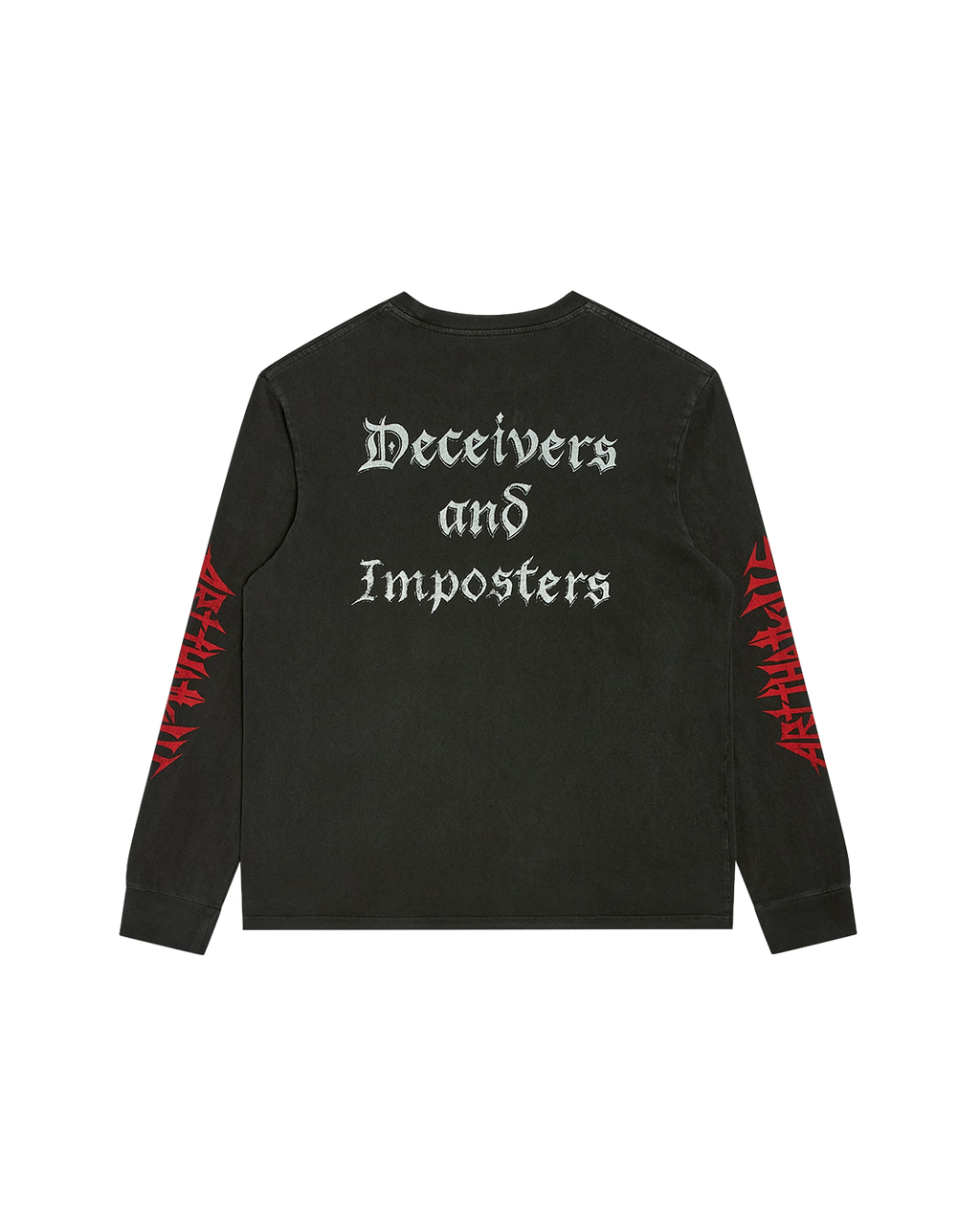 GALLERY DEPT. The World Is Ours Long Sleeve — Vintage Black — back view